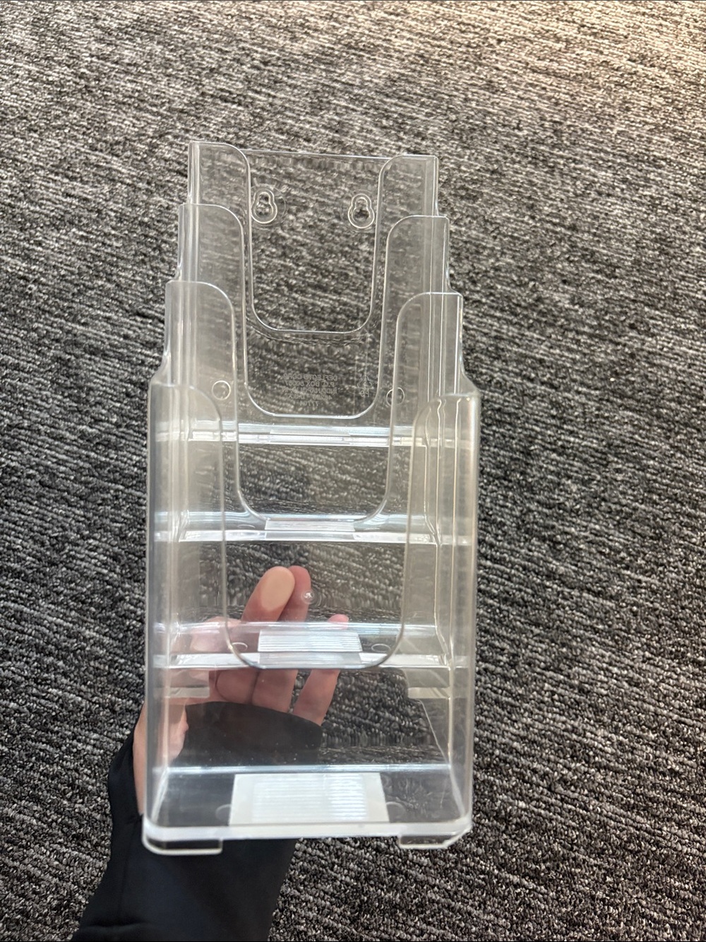 Clear acrylic pamphlet or brochures holder